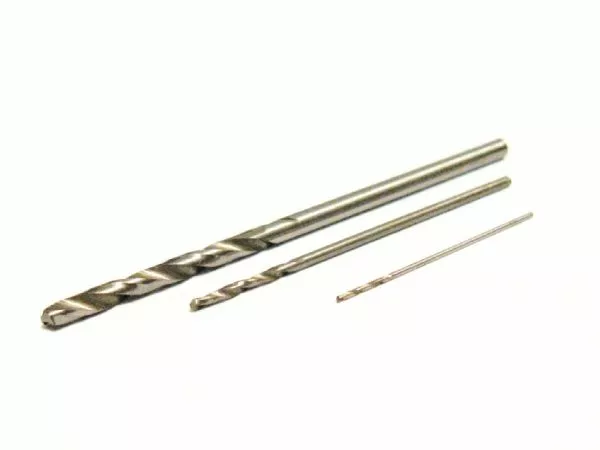 Micro single metric drill bits 0.2mm - 3mm miniature HSS drills